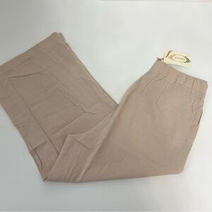 MIA Joy By Joyfolie Sawyer High Buttoned Waist Pants In Sand Size M - Reemoly